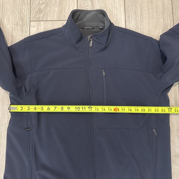 Tumi Tech Jacket Logo Utility Windbreaker Coat Outdoors Fleece Lined Size XL - Picture 4 of 10